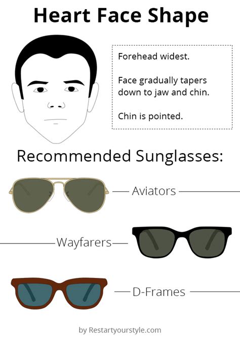 sunglasses for heart shaped face men